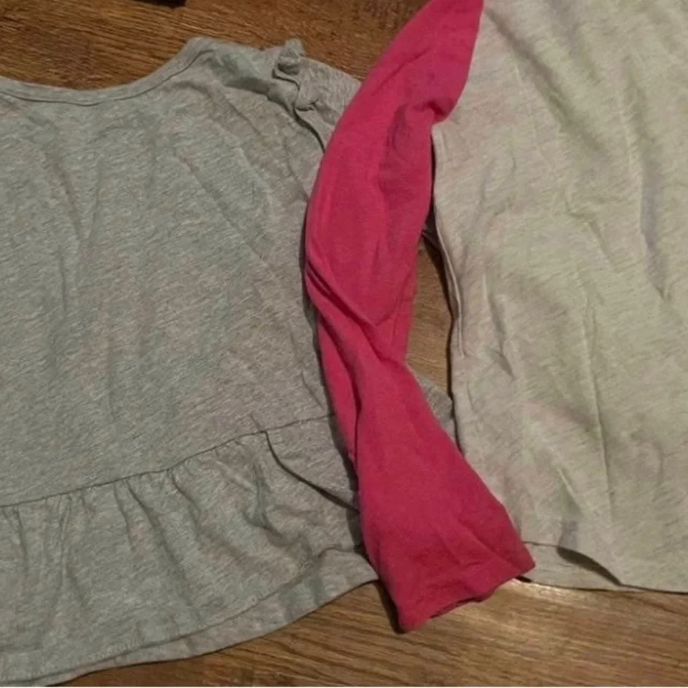 Girls 4T lot of 4 long sleeve shirts unicorn & fluffy friends shirts